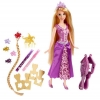 Фото 3 - Лялька Принцеса Рапунцель, Гра з волоссям, набір з фломастерами, Disney Princess Mattel, з фломастерами, CJP12-1