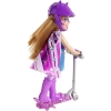 Фото 4 - Лялька Челсі у фіолетовому з самокатом, серія Суперпринцеса, Barbie, Mattel, у фіолетовому, CDY68-1