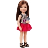 Фото 4 - Лялька Челсі Похід у кіно, Barbie, Mattel, бордова спідниця, DGX40-4