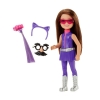 Фото 2 - Лялька Челсі, брюнетка у фіолетовому, серія Шпигунська історія, Barbie, Mattel, у фіолетовому, DHF09-2