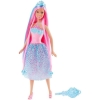 Фото 2 - Принцеса Барбі з рожевим волоссям, Казково-довге волосся, Barbie, Mattel, рожеве волосся, DKB56-2