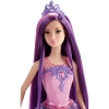 Фото 3 - Принцеса Барбі з фіолетовим волоссям, Казково-довге волосся, Barbie, Mattel, фіолетове волосся, DKB56-3