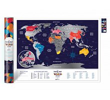 Фото Скретч карта світу Travel Map Holiday World (ENG) 1DEA.ME (4820191130227)