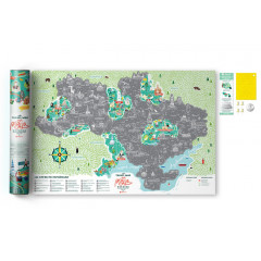 Скретч карта України Travel Map Моя Рідна Україна (УКР) 1DEA.ME (4820191130210)
