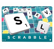 Фото Настольная игра Scrabble Original (на английском, картонное поле). Mattel (Y9592)