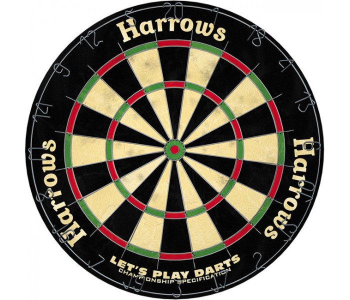 Набор для дартс (сизаль, 6 дротиков) Harrows LET`S PLAY DARTS GAME SET