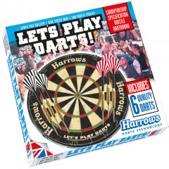Набір для дартс (сизаль, 6 дротиків) Harrows LET’S PLAY DARTS GAME SET