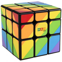 Кубик Рубика 3х3х3 Rainbow | Радужный кубик. Smart Cube. SC361
