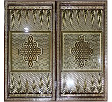 Фото Східні нарди Мозаїка хатам із розписом (Іран) 50 x 50 см, TYPE-A