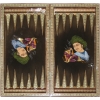 Фото 1 - Східні нарди Мозаїка хатам із розписом (Іран) 50 x 50 см, TYPE-GA