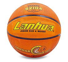 Фото М’яч баскетбольний гумовий №5 LANHUA S2104 Super soft Indoor (гума, бутил, оранжевий)