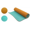 Фото 2 - Килимок для фітнесу Yoga mat 2-х шаровий TPE+TC 6мм ZEL FI-5172-1 (1,73мx0,61мx6мм)