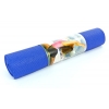 Фото 3 - Килимок для фітнесу Yoga mat PVC 5мм із чохлом YG-2775-2(B) (1,73м x 0,61м x 5мм, PL, синій)