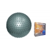 Фото 2 - М’яч для фітнесу (фітбол) PS масажний 55см FI-078(55) (PVC, ABS-система) Червоний