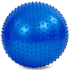 Фото 3 - М’яч для фітнесу (фітбол) 65 см масажний (без насоса, ABS-система, колір в асорті) Zelart FI-1987-65