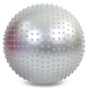 Фото 2 - М’яч для фітнесу (фітбол) 75 см напівмасажний (без насоса, ABS-система, колір в асорті) Zelart FI-4437-75