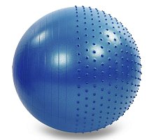 Фото М’яч для фітнесу (фітбол) 75 см напівмасажний (без насоса, ABS-система, колір в асорті) Zelart FI-4437-75
