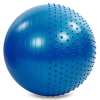 Фото 2 - М’яч для фітнесу (фітбол) 85 см напівмасажний (без насоса, ABS-система, колір в асорті) Zelart FI-4437-85