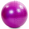 Фото 3 - М’яч для фітнесу (фітбол) 85 см напівмасажний (без насоса, ABS-система, колір в асорті) Zelart FI-4437-85