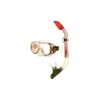 Фото 2 - Набір для плавання: маска, трубка ZEL ZP-25128-SIL (термоскло, PVC, силікон, пласт, жел, сині, червоний)