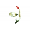 Фото 3 - Набір для плавання: маска, трубка ZEL ZP-25128-SIL (термоскло, PVC, силікон, пласт, жел, сині, червоний)