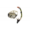 Фото 2 - Набір для плавання: маска, трубка ZEL ZP-26542-PVC (термоскло, PVC, пластик, зелений)