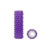 Фото 2 - Роллер масажний (Grid Roller) для йоги, пілатесу, фітн. FI-4942-5 (d-14,5см, l-45см, рожевий)