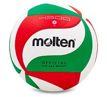 Фото М’яч волейбольний Клеєний PU MOLTEN V5M4500 (PU, №5, 5 сл., клеєний)