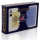 Карты подарочные Modiano Platinum Poker Acetate Jumbo (2 колоды)