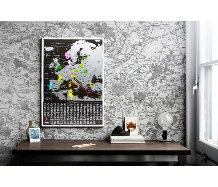 Скретч карта Європи My Map Europe Black edition (англ. мова)