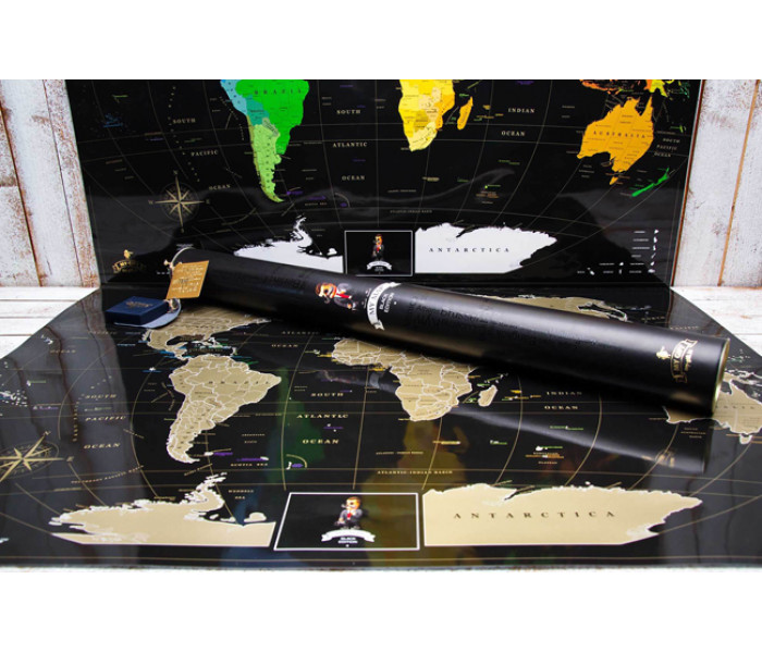Скретч карта світу My Map World Black edition (англ. мова)