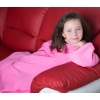 Фото 2 - Плед із рукавами дитячий Homely Kids Original Рожевий, фліс, 100x130 см