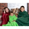 Фото 2 - Плед з рукавами дитячий Homely Kids Luxury Бордо, велсофт, 100x130 см