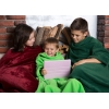 Фото 4 - Плед з рукавами дитячий Homely Kids Luxury Бордо, велсофт, 100x130 см