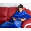 Фото 2 - Плед з рукавами дитячий Homely Kids Luxury Синій, велсофт, 100x130 см