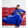 Фото 4 - Плед з рукавами дитячий Homely Kids Luxury Синій, велсофт, 100x130 см
