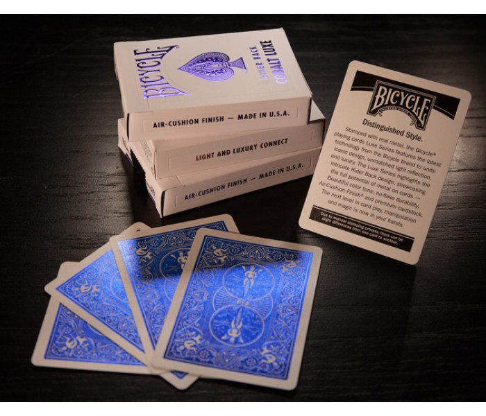 Карты Bicycle Cobalt Luxe Blue