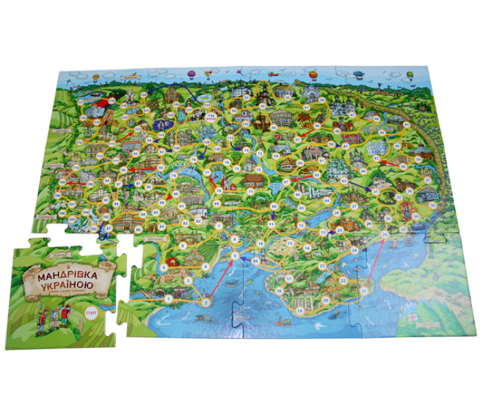 Настольная игра Мандрівка Україною