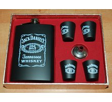 Фото Фляга подарункова Jack Daniels у наборі (255 мл), 610041