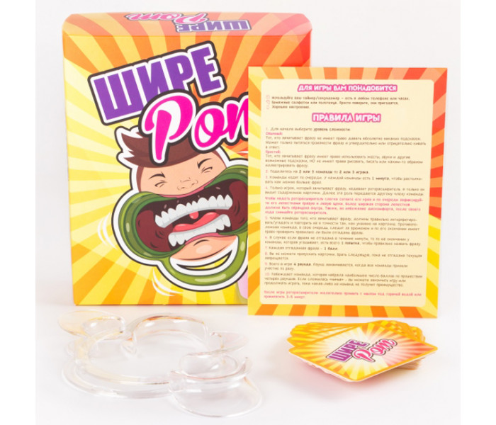 Настольная игра Шире рот (Speak Out на русском). Fun Games Shop (FGS03)