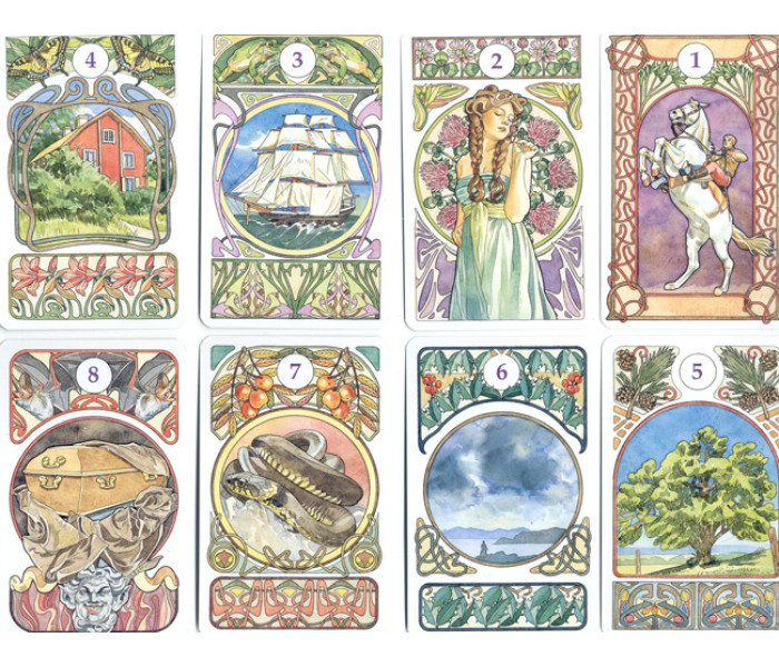 Гадальні карти Art Nouveau Oracle. Lenormand. Lo scarabeo