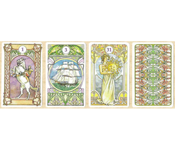 Гадальні карти Art Nouveau Oracle. Lenormand. Lo scarabeo