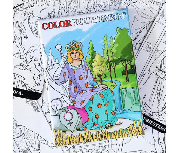 Гадальные карты Таро Color Your Tarot (Старшие Арканы). Lo scarabeo