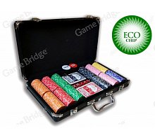 Фото Набір покеру на 300 керамічних фішок без номіналу ECO Suit-300. 8g-chips