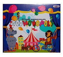 Фото Настільна гра для дітей Zoo Monopoly (Зоо Монополія)