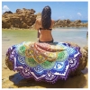 Фото 3 - Пляжний килимок Мандала фіолетовий