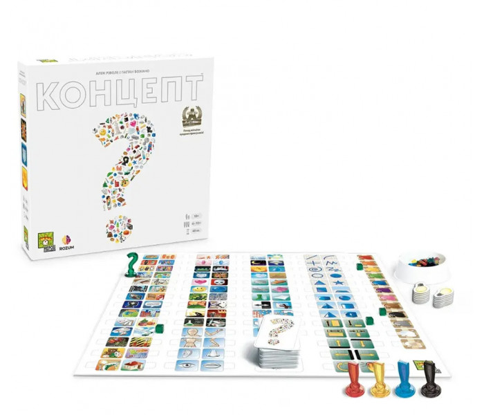 Настольная игра в ассоциации Концепт (Concept) УКР. Rozum (R001UA)