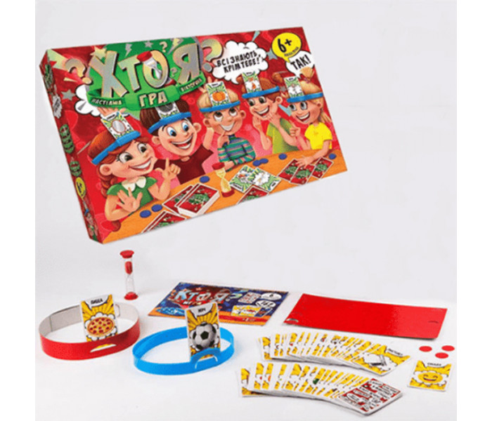 Настільна гра Хто я? (українською). Danko Toys (HIM-01-02)
