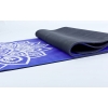 Фото 3 - Килимок для йоги (Йога мат) замша, каучук 3мм двошаровий Record FI-5662-10 (1,83мx0,61мx3мм, синій)