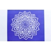 Фото 6 - Килимок для йоги (Йога мат) замша, каучук 3мм двошаровий Record FI-5662-10 (1,83мx0,61мx3мм, синій)